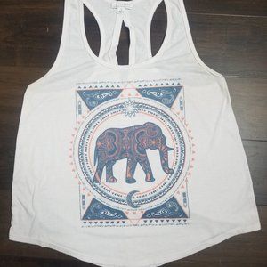 White Tank with Elephant
